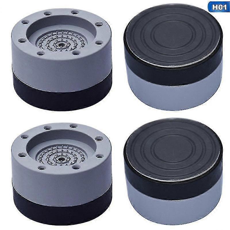 4pcs Anti Vibration Pieds Pads Machine à laver Caoutchouc Mat Anti-vibration Pad Séchoir Universel Fixe Non-slip Pad