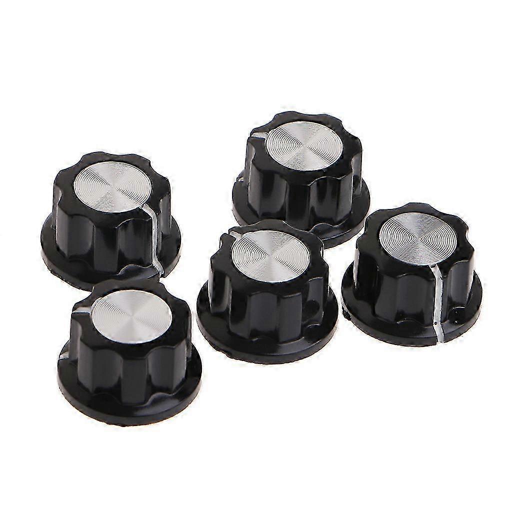 5 Pcs MF-A01 Potentiometer Knob Cap Inner 6mm Rotary Switch Bakelite WH118 WX050