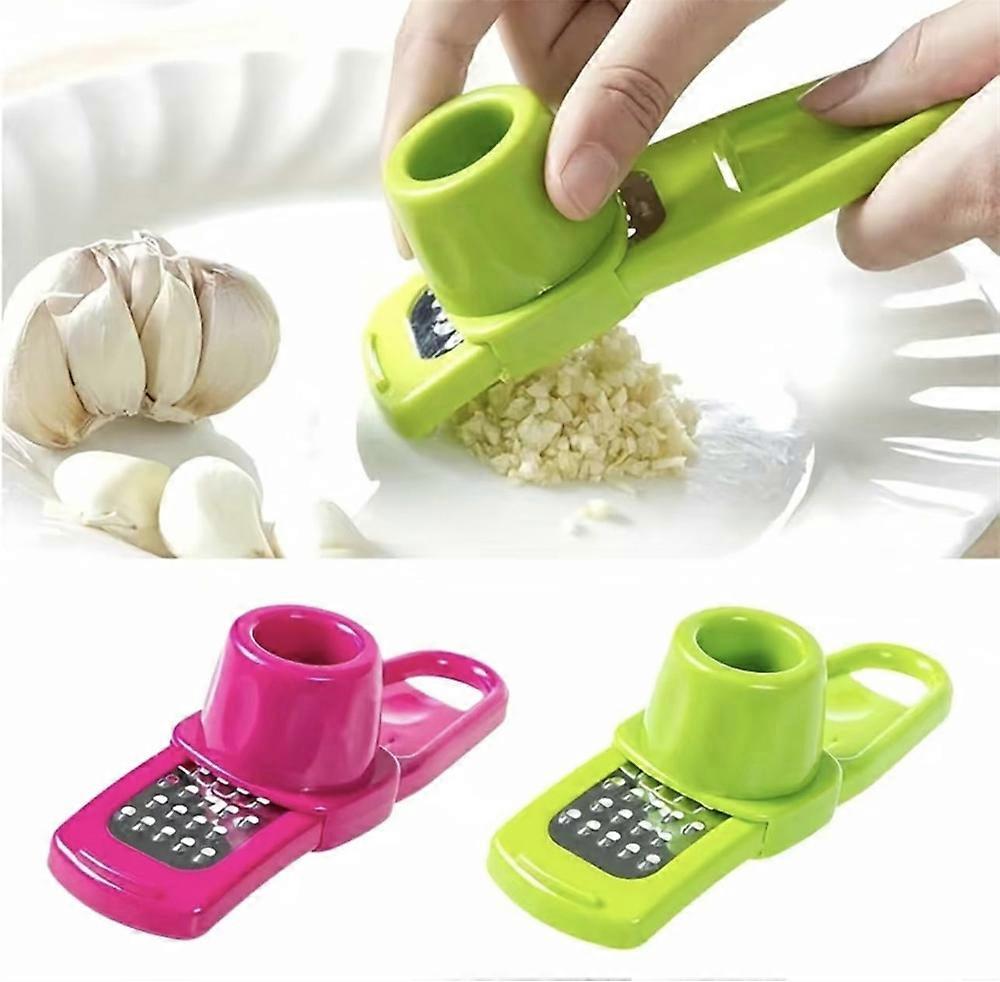 2pcs Mini Ginger Garlic Lemon Grinding Grater, Planer, Slicer Multi-Functional Cutter Tool