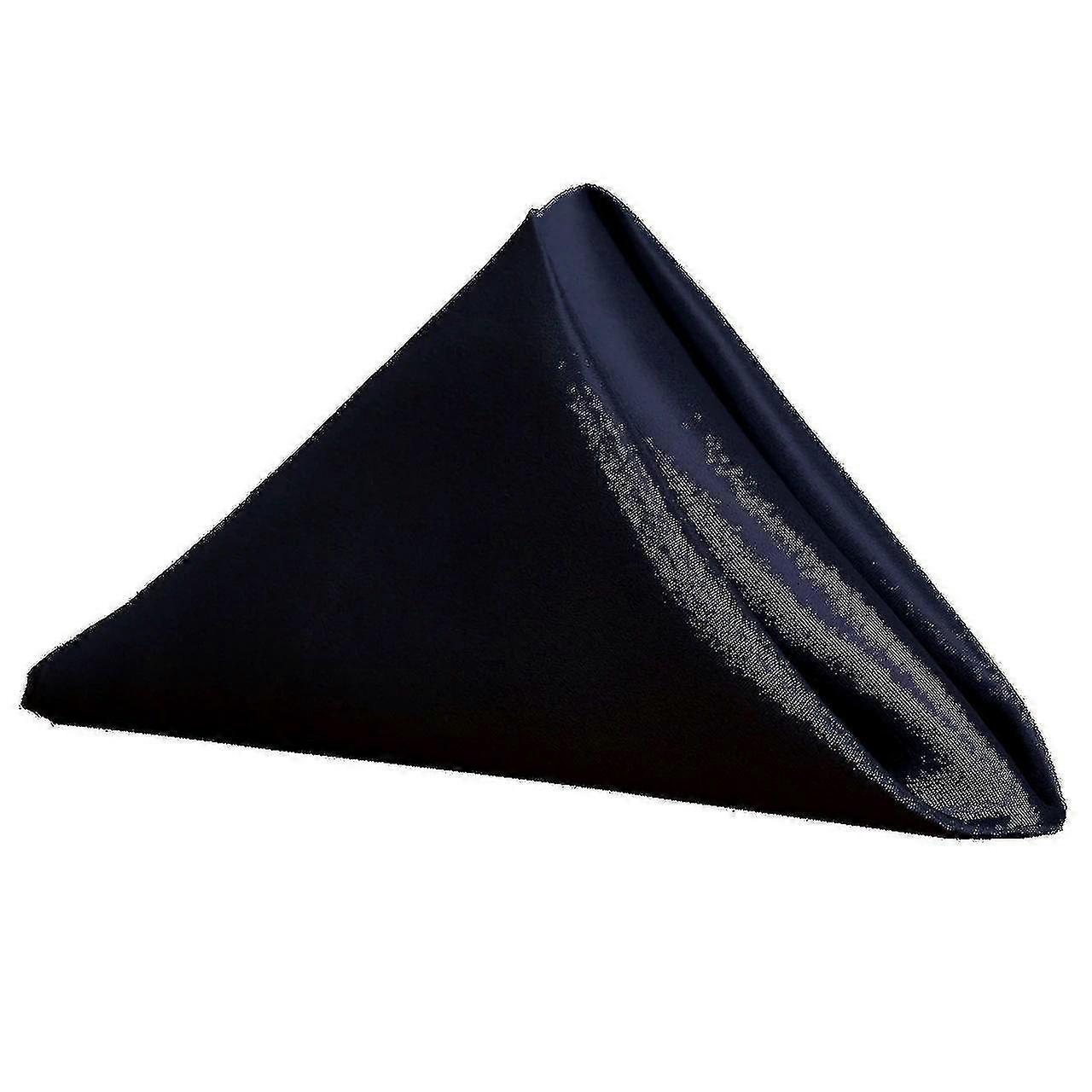 12pcs Square High-quality Polyester Cloth Napkins, Bi-fold, Edging Napkins