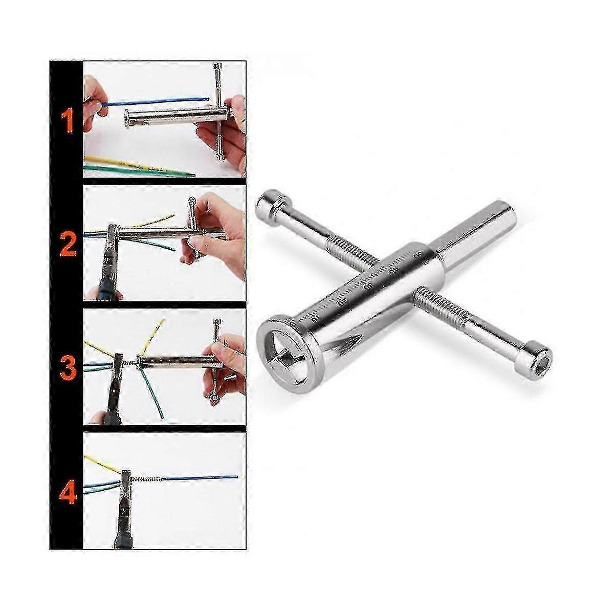Universal Wire Twisting Tool Electrical Cable Quick Connector Automatic Twisting Wire Stripping Str