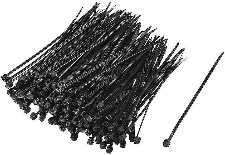 300pcs Cable Ties 80mm X 1.8mm Self-locking Nylon Cable Ties Black