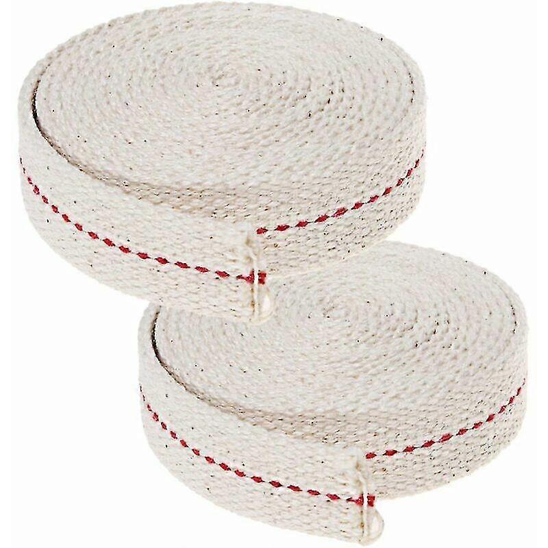 4 Meters Cotton Lamp Wick, Replacement Lantern Wicks Wicks for Oil Lamp Burners (White) - Pack of 4 -