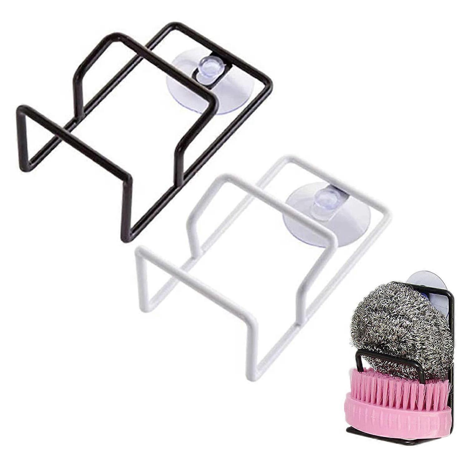 2 Pcs Kitchen Sponge Holder with Suction Cup