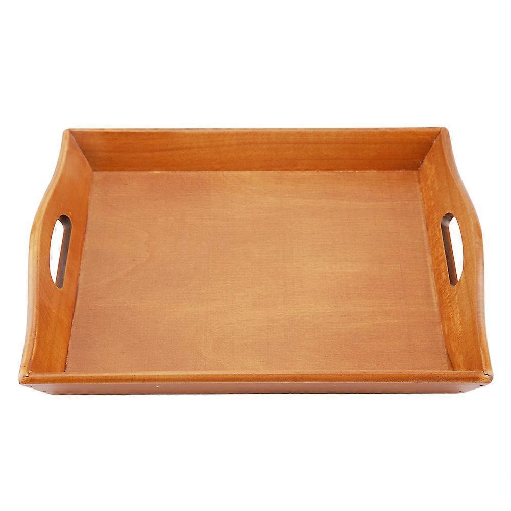 Træ serveringsbakke Vintage farve