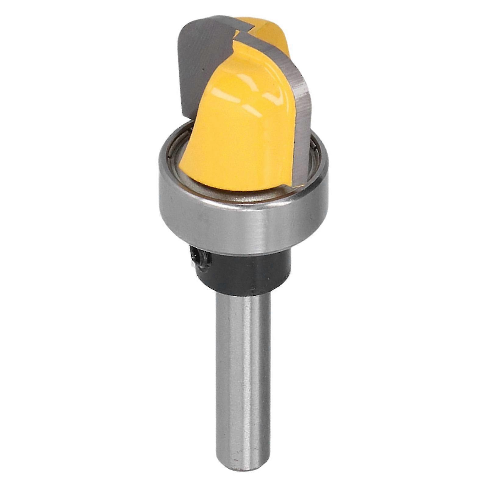 Round Nose Bit Core Box Bowl Tray Template Dish Carving Router Cutter With Bearing 1/4in Shank3/4in