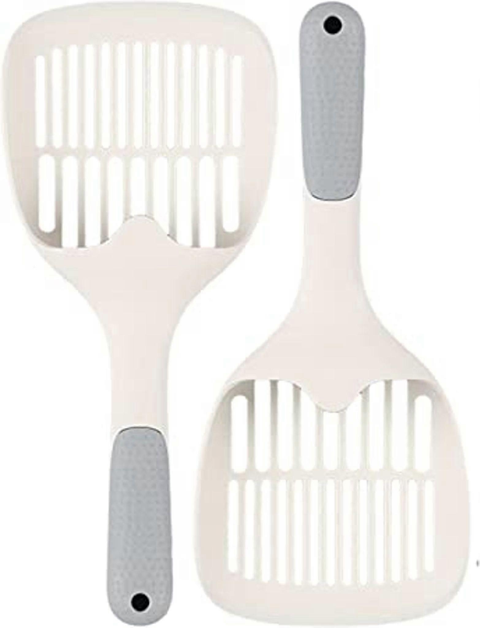 Cat Litter Scoop Quick Sieve Cat Scoop Cat Litter Scoop Durable Cat Scoop Plastic With Non-slip Handle For Cleaning Cat Litter Pet Supplies Pack Of 2
