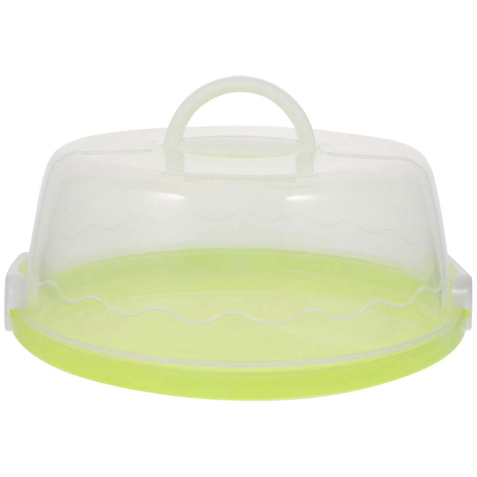 Reusable Cake Box Cake Serving Tray Cake Case Portable Bread Cupcake Carrying Box