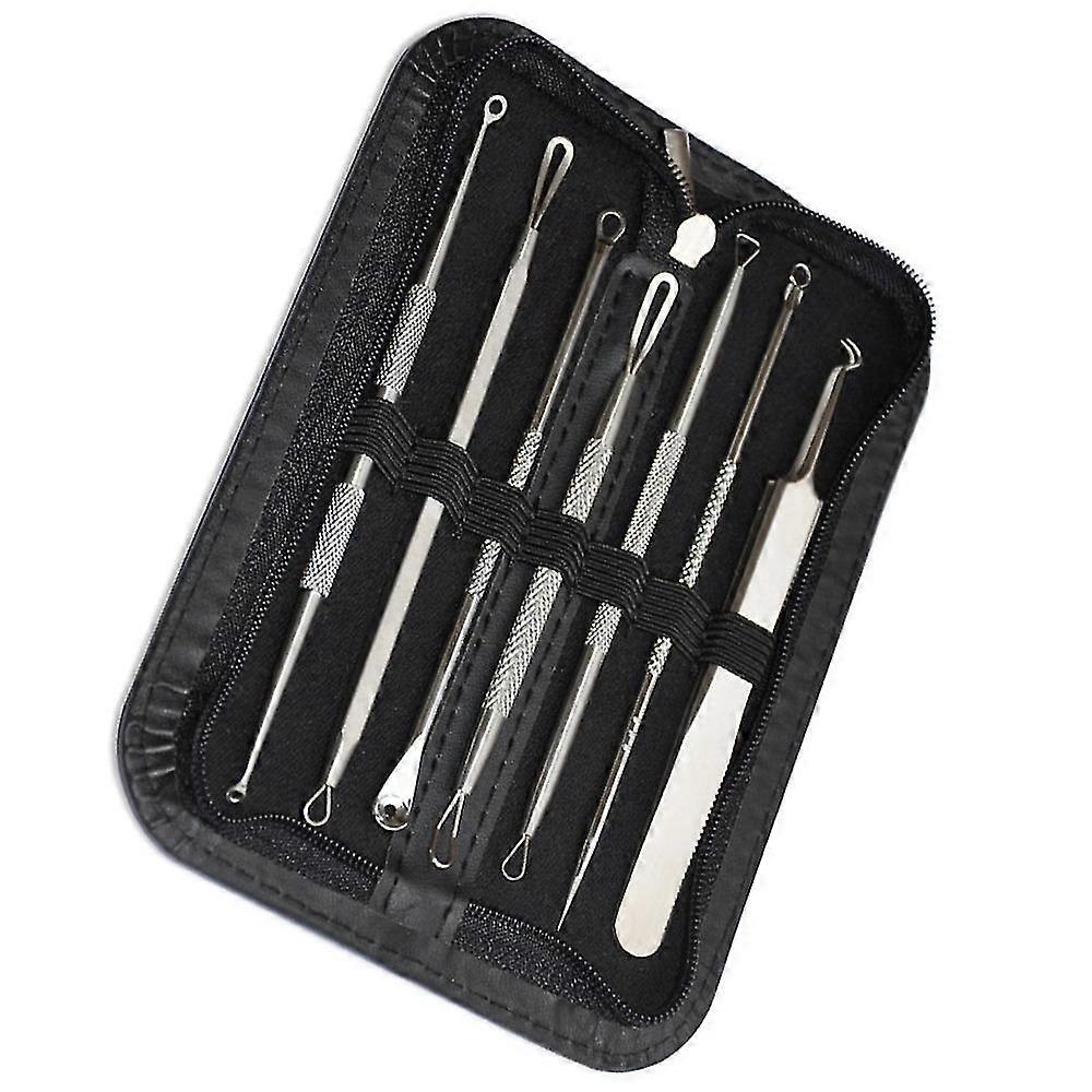 7pcs Stainless Steel Blackhead Remover