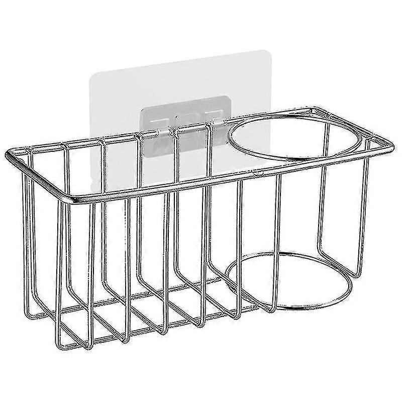 Sink Organizer-sponge Holder Compatible With Kitchen, Brush Holder,stainless