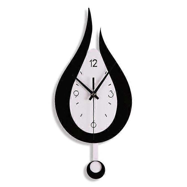 Water Drop Modern Simple Creative Silent Swing Wall Clock