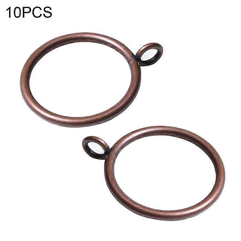 10Pcs Home Practical Mini Window Shower Curtain Hooks Rings Clips with Eyelets