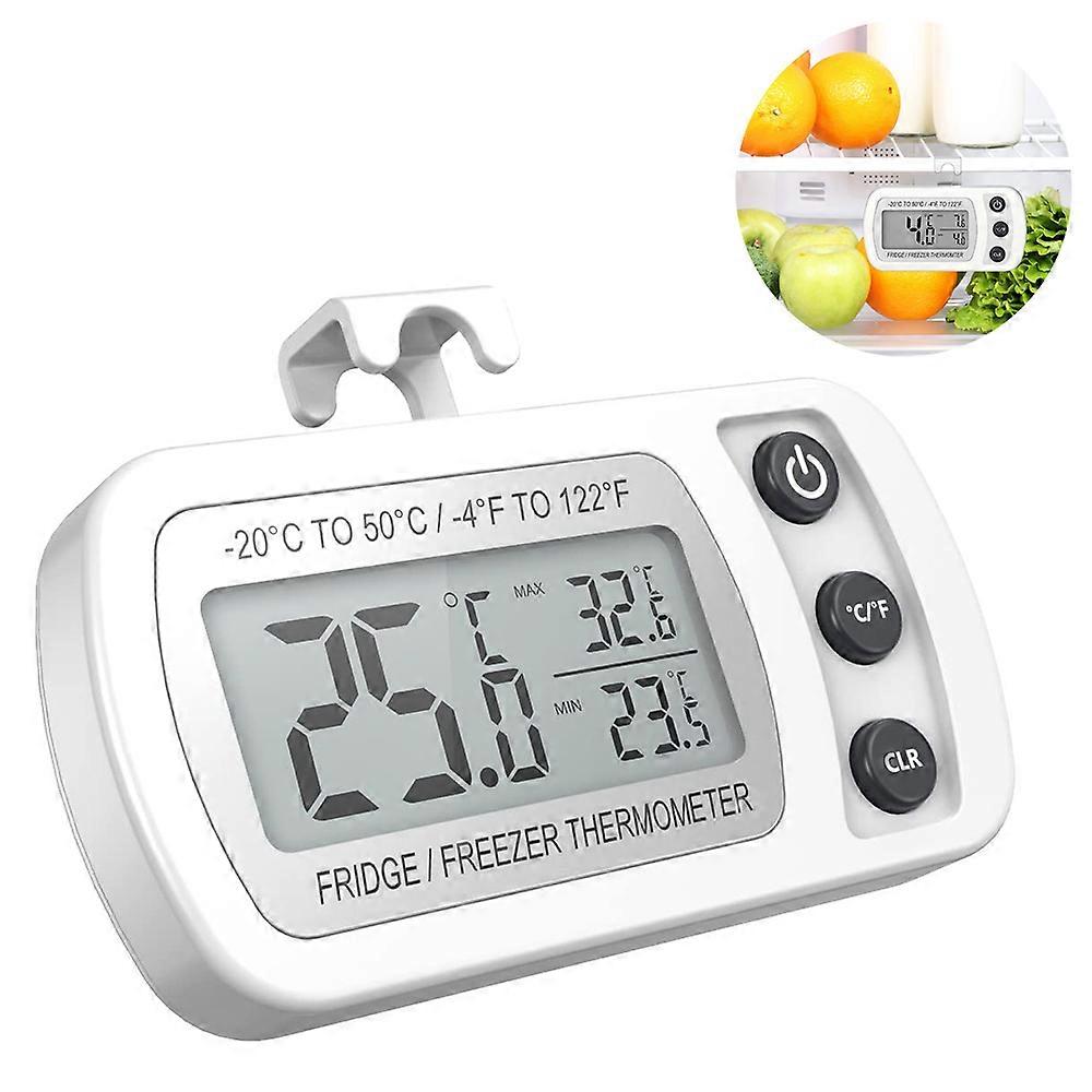 Waterproof Refrigerator Fridge Thermometer, Freezer Room Thermometer