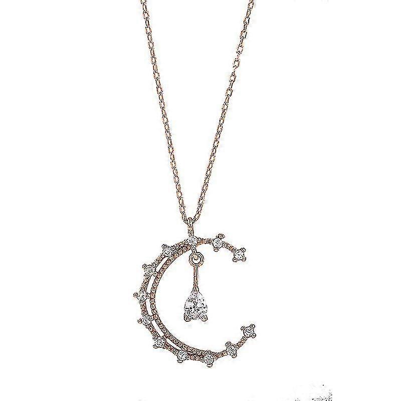 Collier Lune Dames S925 Argent sterling/cadeau