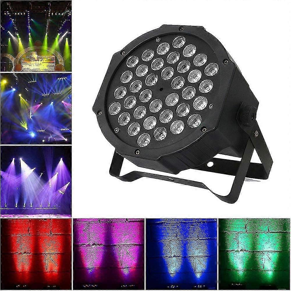 Projecteur de scène 36 W 36 LED à faisceau lumineux RVB activé par le son