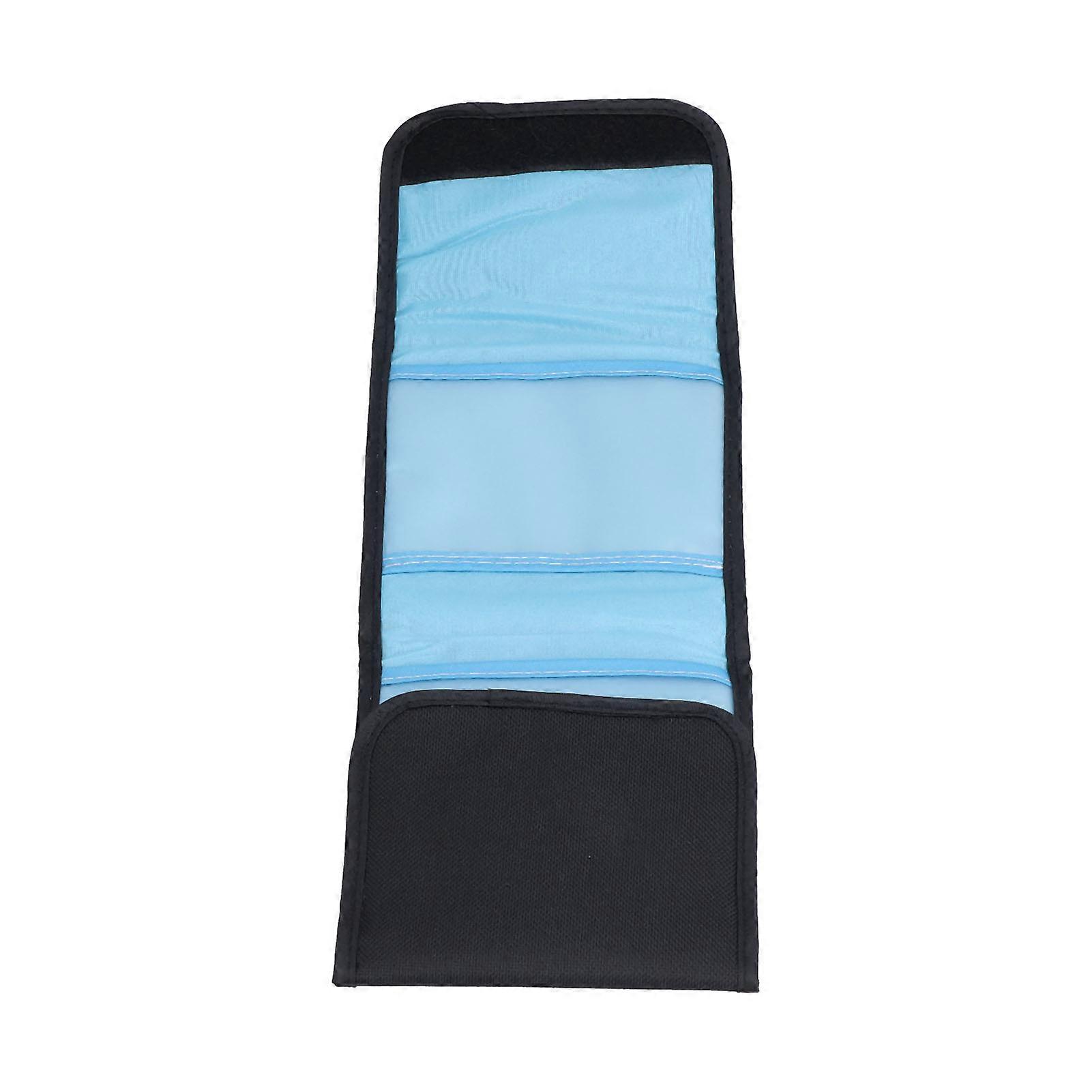 Filter Wallet Case Foldable 3 Pockets Camera Lens Filter Storage Bag Nylon Waterproof Pouch