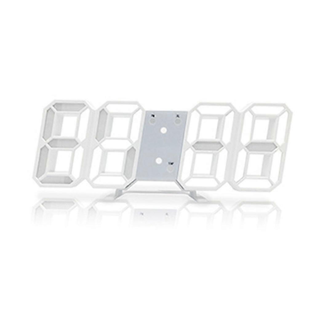3D Led Clock Alarm Clock Desk Wall Clock 12/24 for Hr Watch with Sond Control Function Temperature Nightlight House Useu