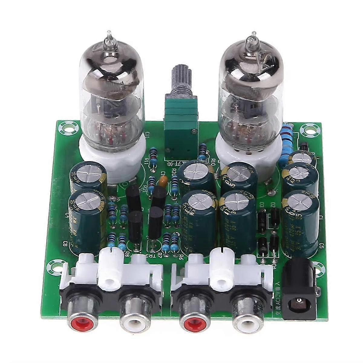 Kit de préamplificateur électronique à tubes Hifi DIY 6J1 - Module amplificateur préampli avec effet ampli bile pour Au