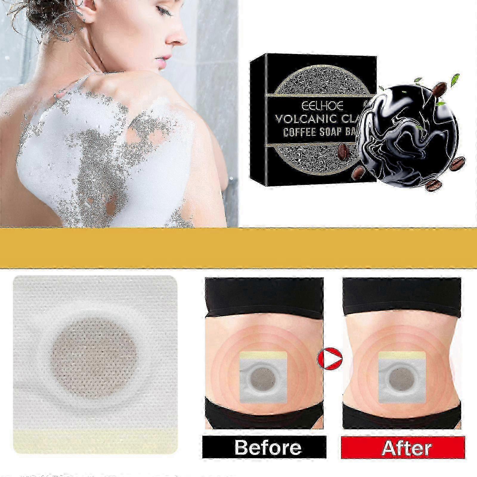 Eelhoe Volcanic Mud Coffee Slimming Soap Set