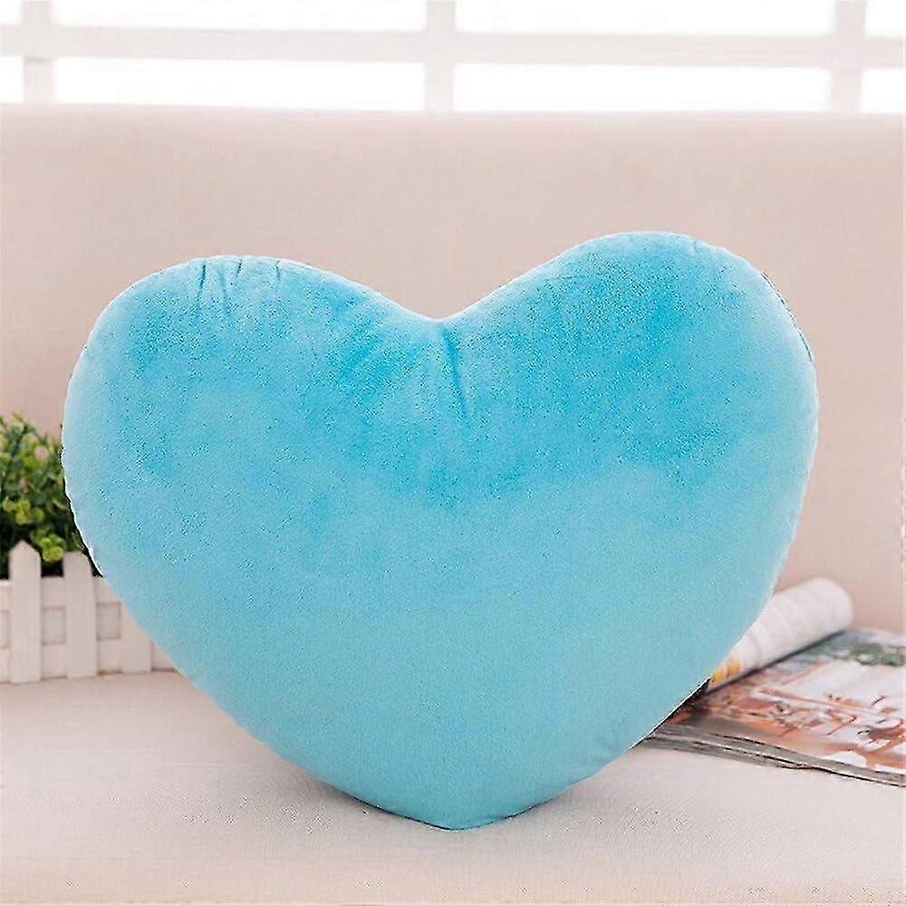 Plush Pillow Heart Shape Cushion Fluffy Throw Pillows for Decor