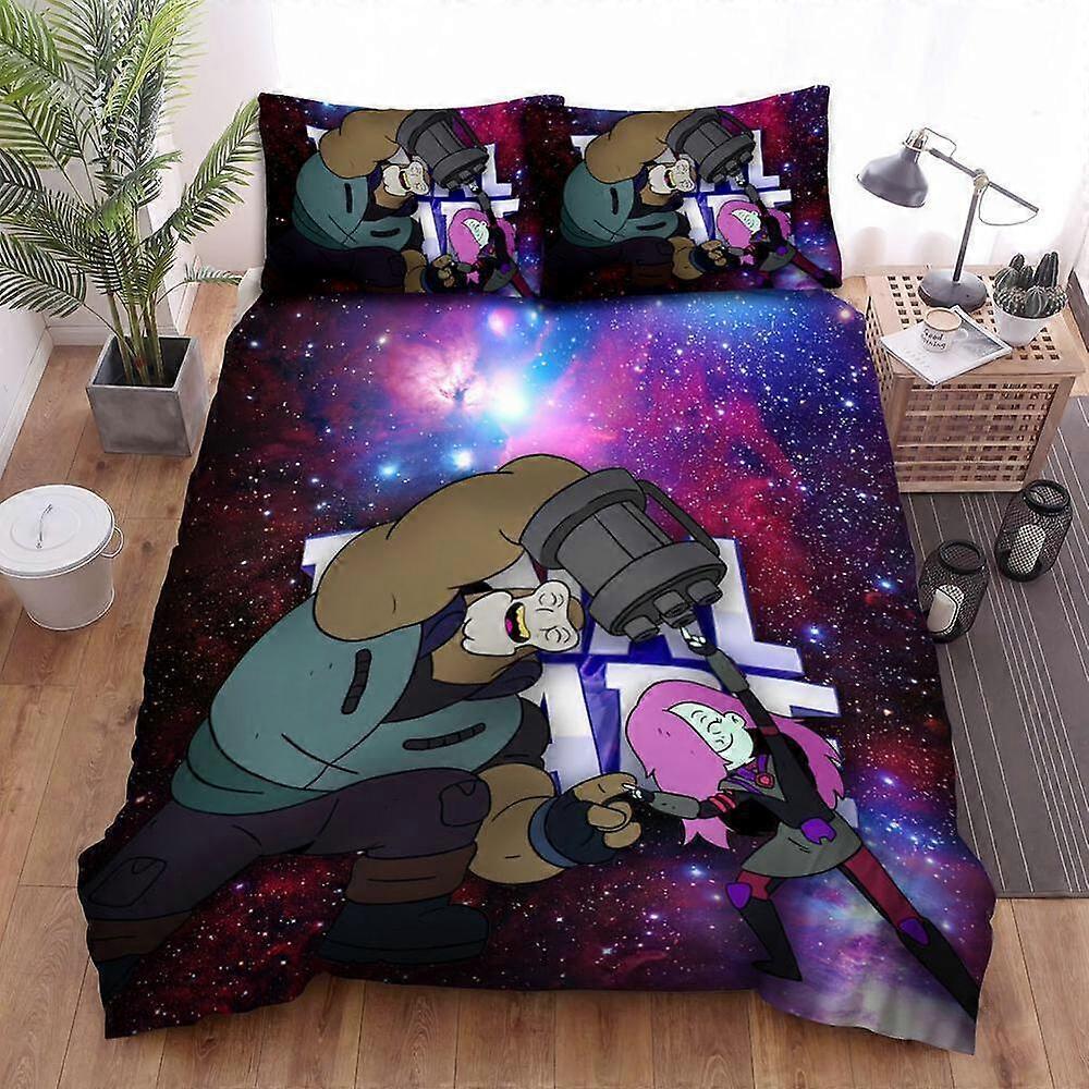 v698 Bed Sheets Spider-Gwen On Web Background Quilt Duvet Cover Set Comforter Cover  Soft3-Piece Bedding Set (1 Duvet Cover + 2 Pillow Shams) Bed Shee