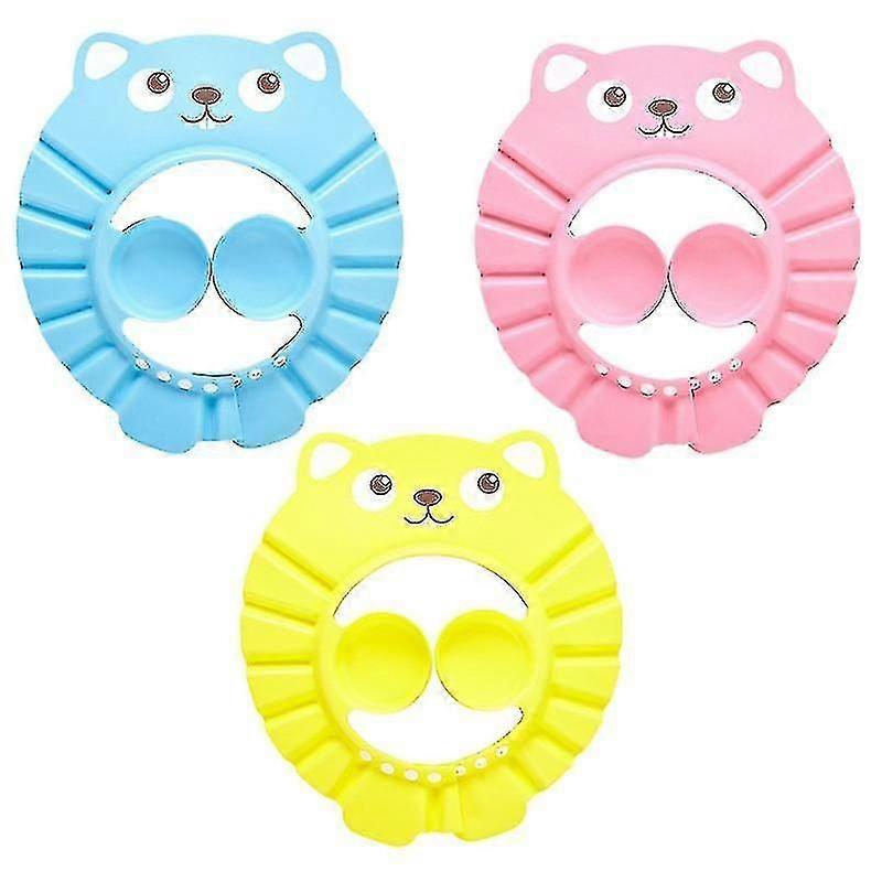 3pcs Infant Bathing Cap