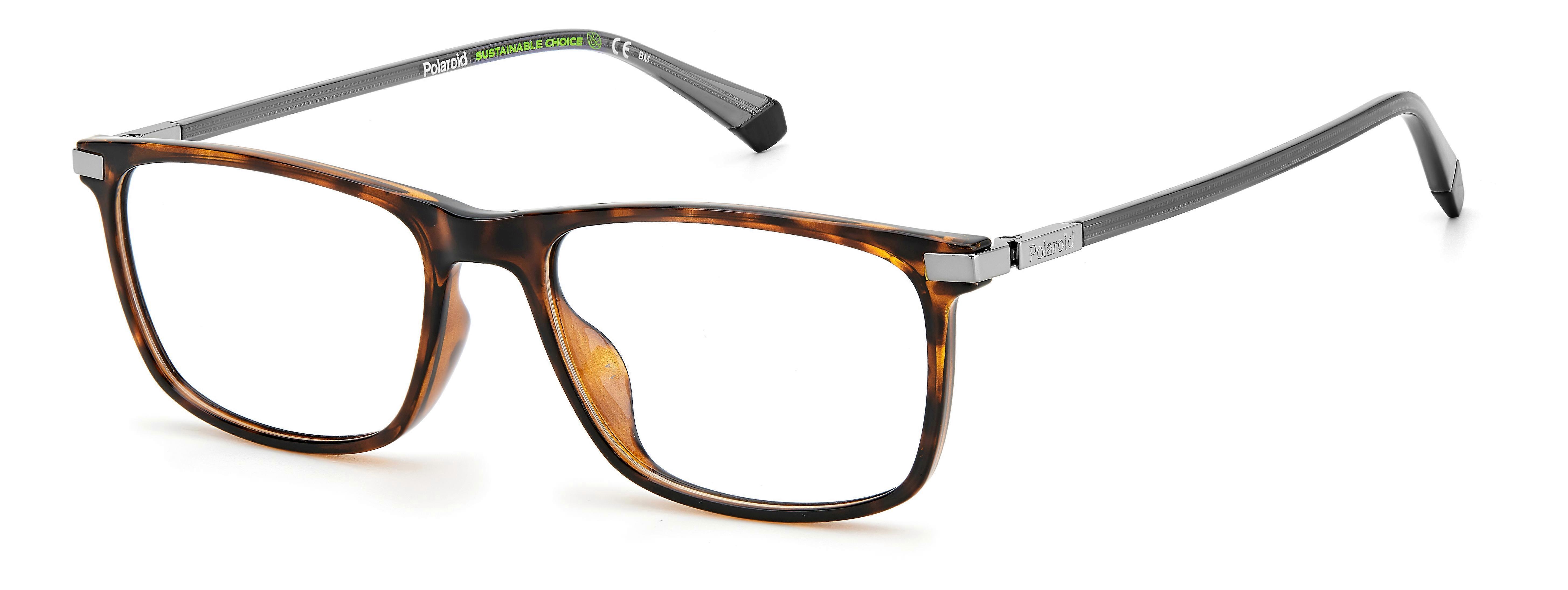 Eyewear Frames POLAROID PLD D458/G 086 HAVANA 54/17/145 MAN