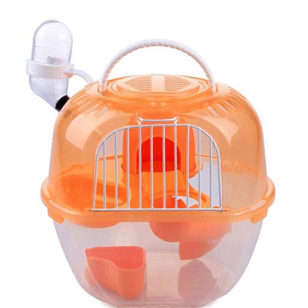 Double-Deck Apple-Shaped Hamster Cage with Handle - Three Options