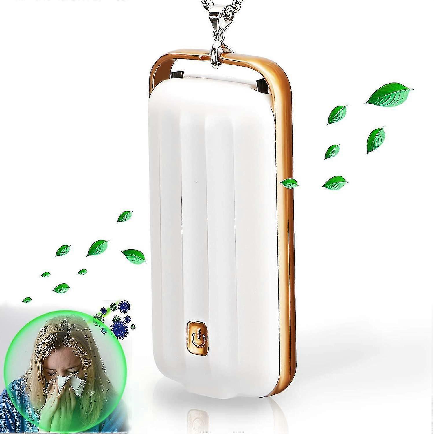 Wearable Air Purifier,personal Air Purifier Nel Around The Ne,travel Size Negative Ion Generator,remove Smoke Smell,protable Smoke Purifier For