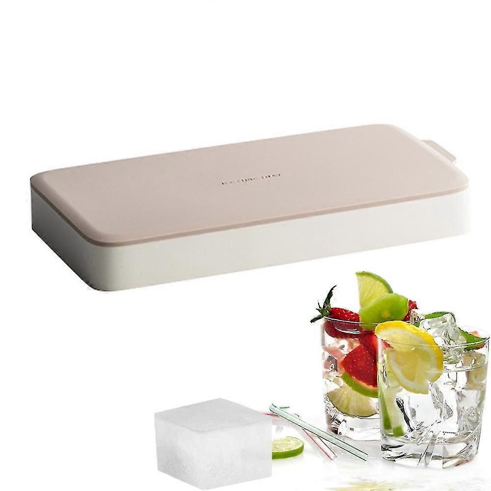 Ice Cube Tray Silicone Easy Release Flexible Trays Molds With Removable Lid Dishwasher Safe