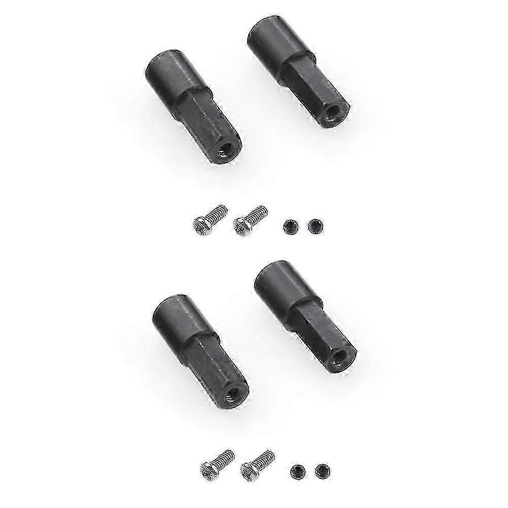 4 Pcs Metal Rear Axle Shaft Compatible Wpl D12 C14 C24 C34 B14 Mn D90 Rc Car