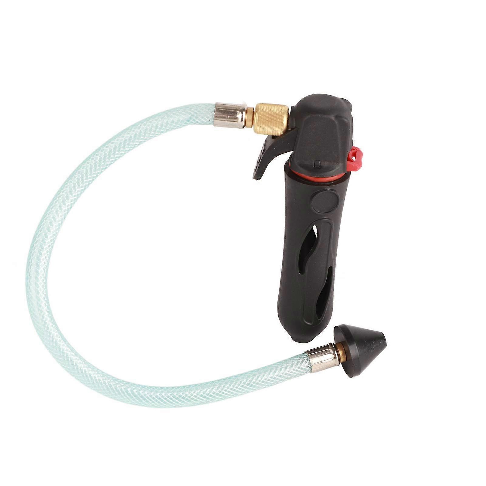 CO2 Cartridge Threaded Drain Cleaning Gun for AC Condensate Drainage Systems with Flexible Hose Compact Air Conditioner Cleaner Trigger Kit Durable Li