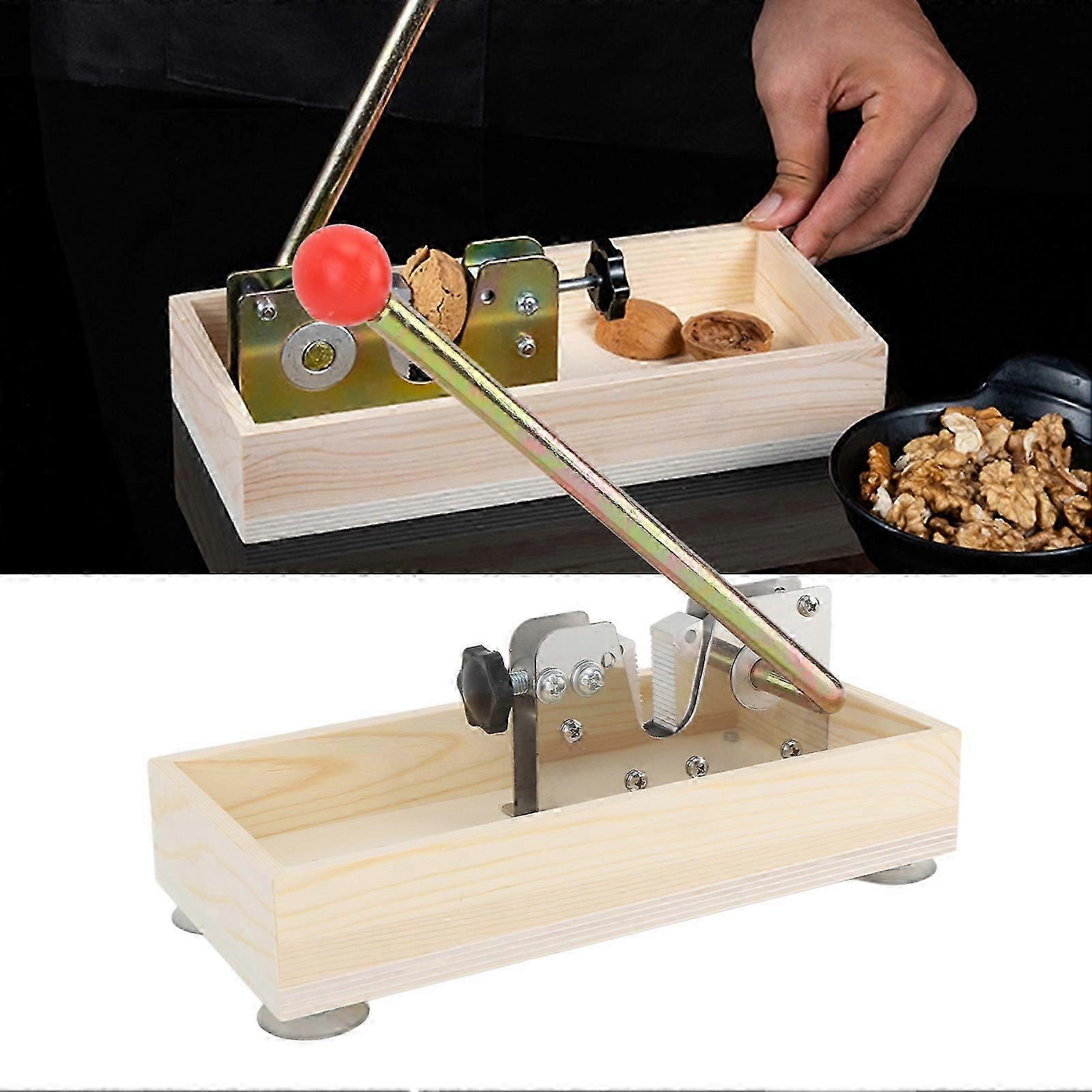 Nutcracker Nut Tongs Ergonomic Reusable Nut Cracker Opener Tool for Hazelnuts Almonds Chestnuts-Yvan