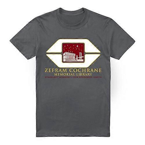 Star Trek Mens Cochrane Library T-Shirt