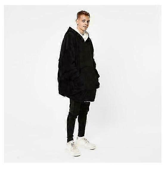 Superweiche, lockere Oodie-bequeme Nachtwäsche-Fleecedecke für Erwachsene