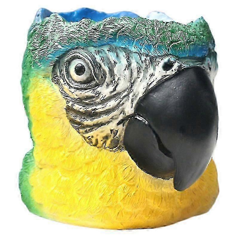 unique 1pcs artwork statue, Parrot Flowerpot