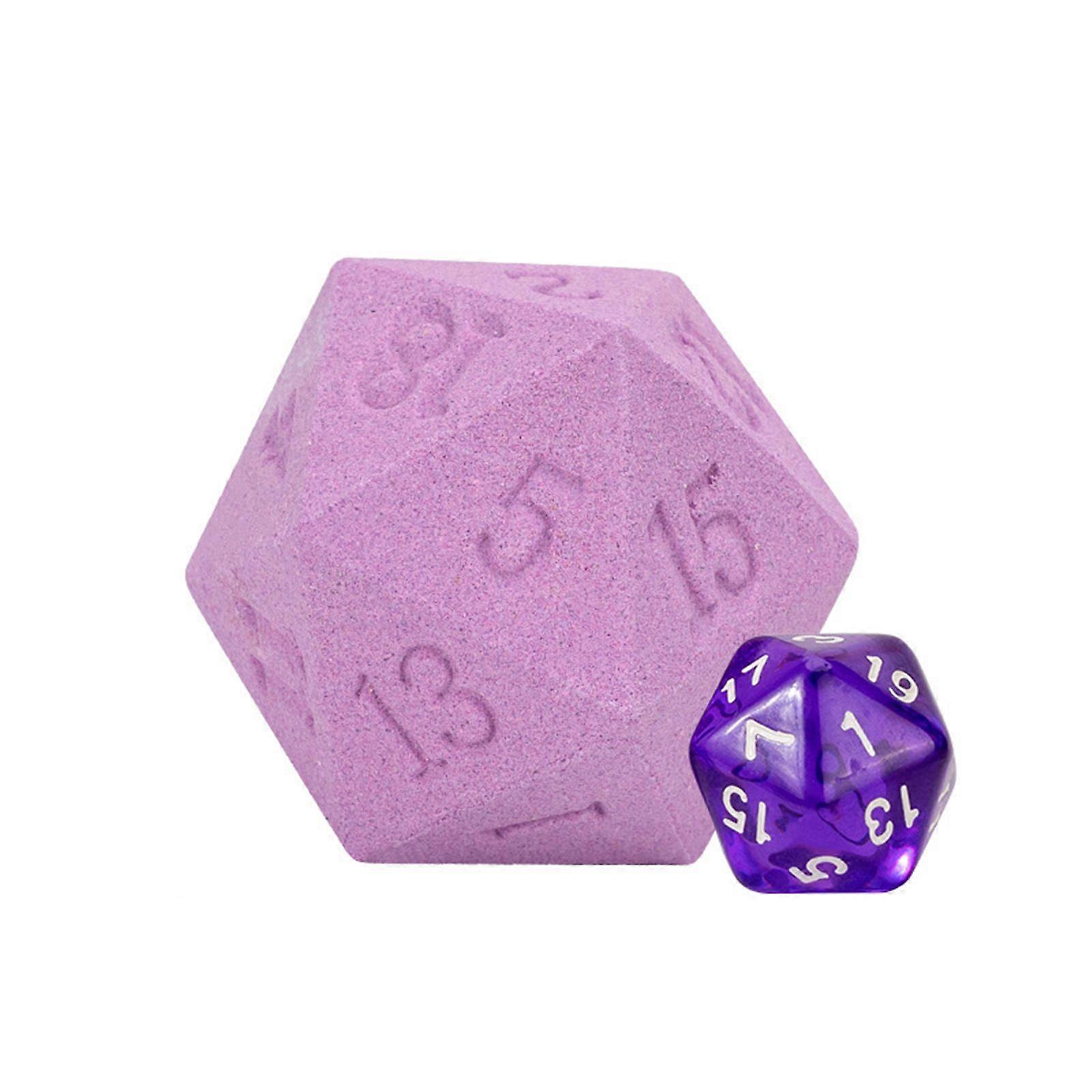 100g Dice Bath Bomb with Polyhedral Dice Inside Bubble Bath Fizz Ball Essential Oil Salt Bath Bomb for Bubble Spa Bath