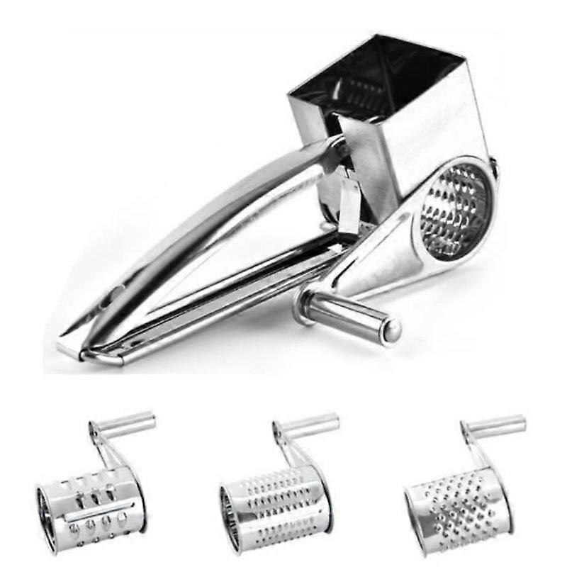 Roterende raspen Molen rasp generatie Dikke RVS Multi Purpose Roterende Kaasrasp Groenteversnipperaar Roterende rasp