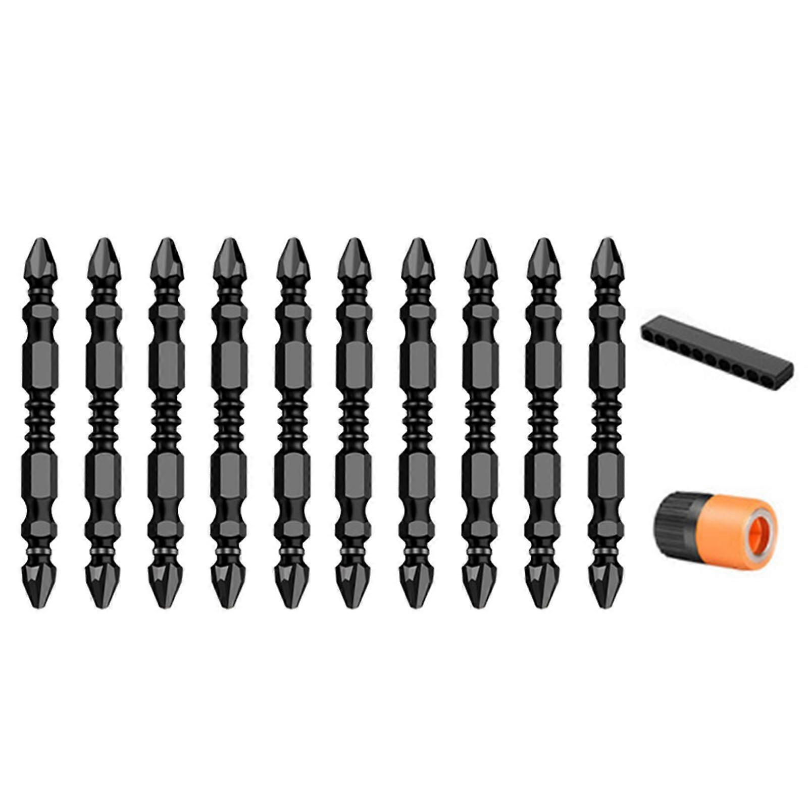 Double Head Screwdriver Bit Magnetic Cross Screwdriver Bits 65/100mm Driver Drill Bit Electrician Power Tool  65mm ten