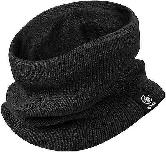 女の子の冬ニットフリーススヌードスカーフネックウォーマー防風伸縮性女性男性スポーツランニング