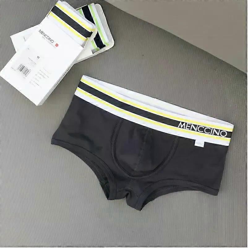 בגדי ריקוד גברים תחתונים בוקסרים כותנה נוח סקסי מותן נמוך בוקסר צבעוני