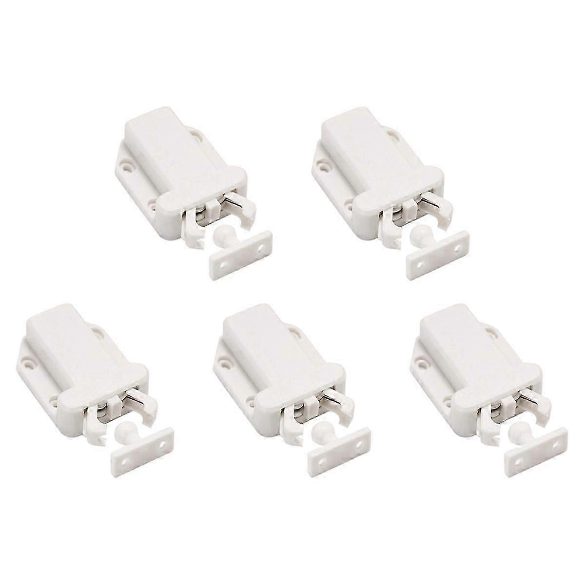5 STKS Meubelslot Kast Touch Latch met Functie Push to Open Catch Lock voor Kast Kledingkast