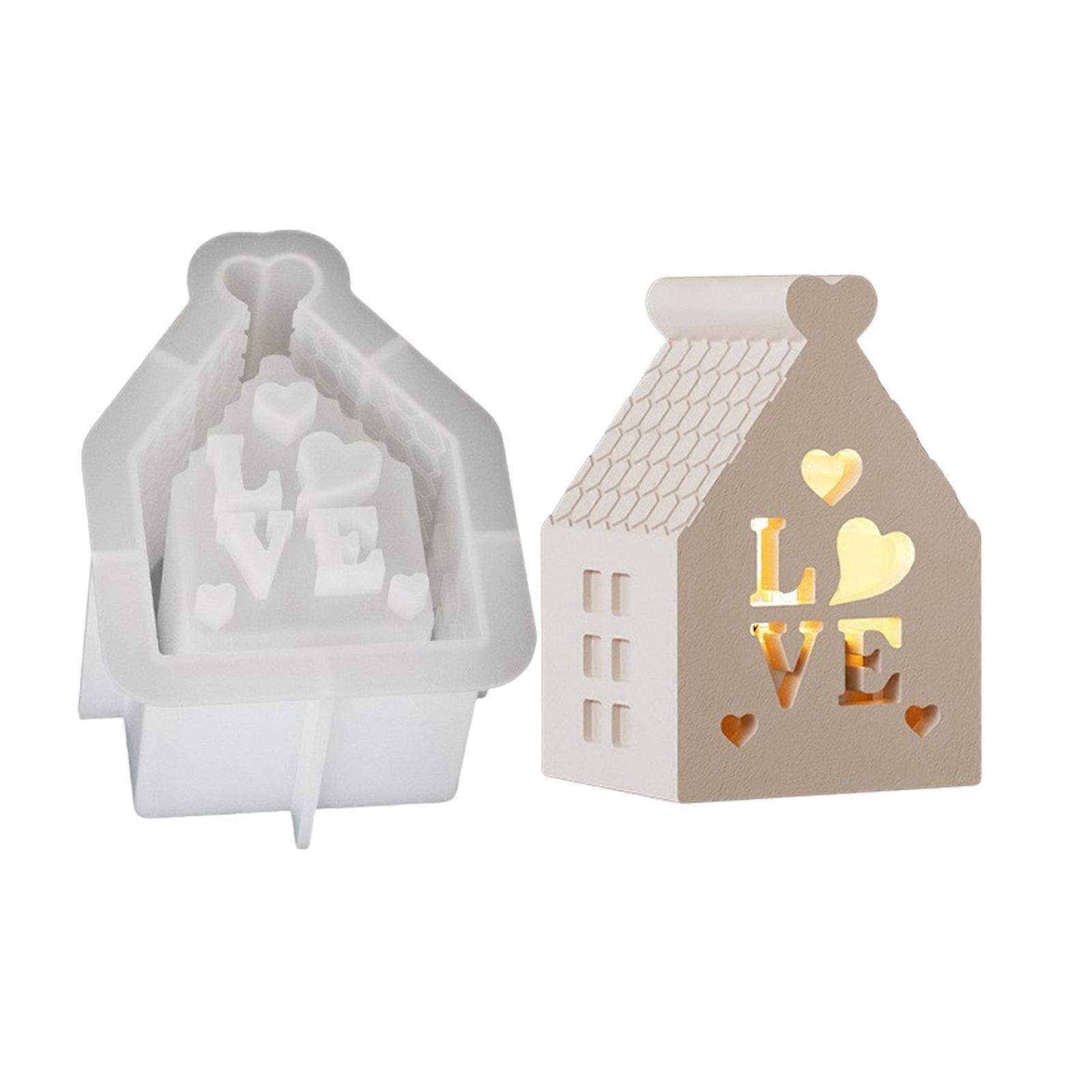 תבנית סיליקון ליצירה מעמד נרות דקורטיבי מחזיק נר בית קישוט עובש ארומתרפיה עובש גבס