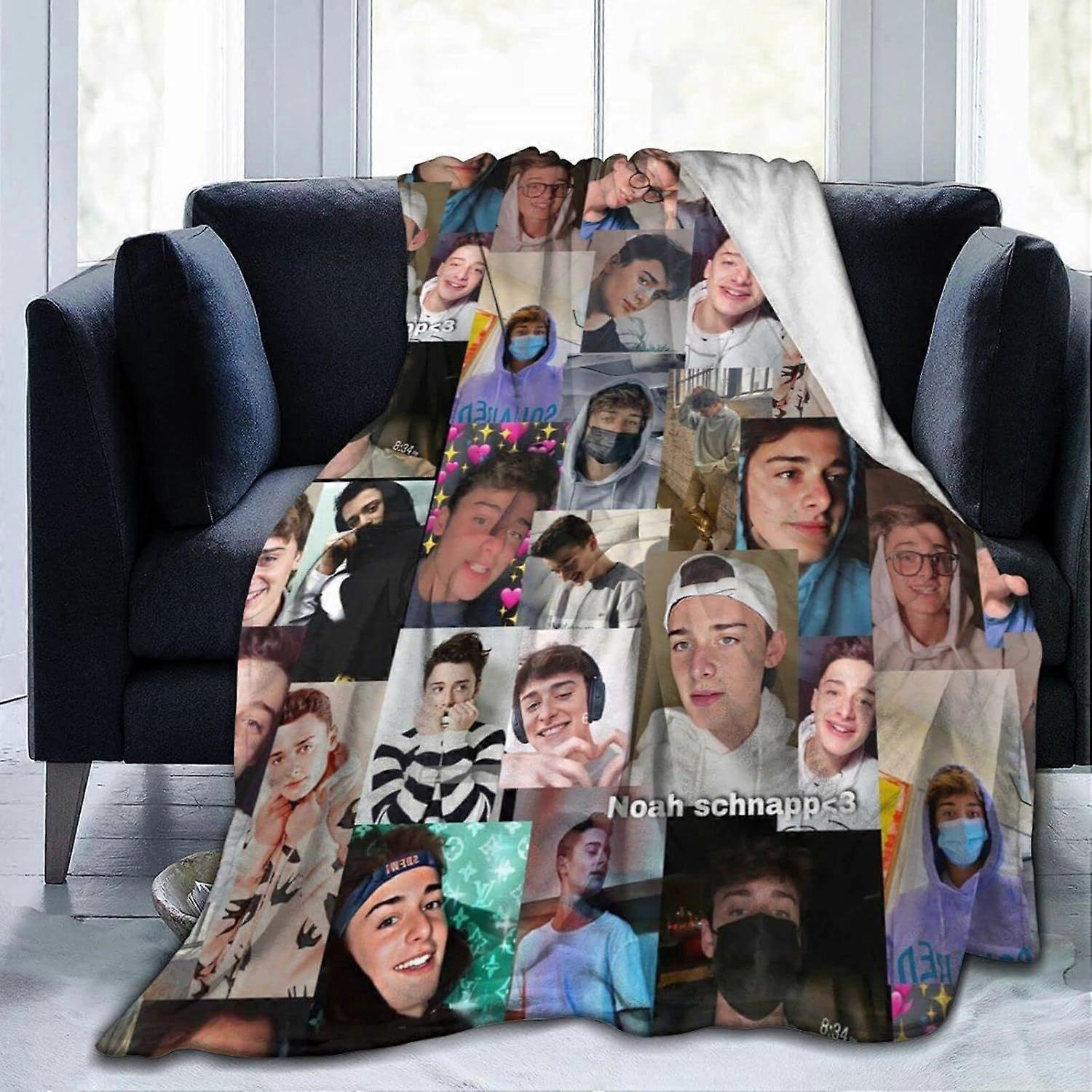 filt Noah pojke schnapp Super mjuk flanellfleece lätt filt Luftkonditionering filt soffa sovrum för barn vuxna -ksxl3196