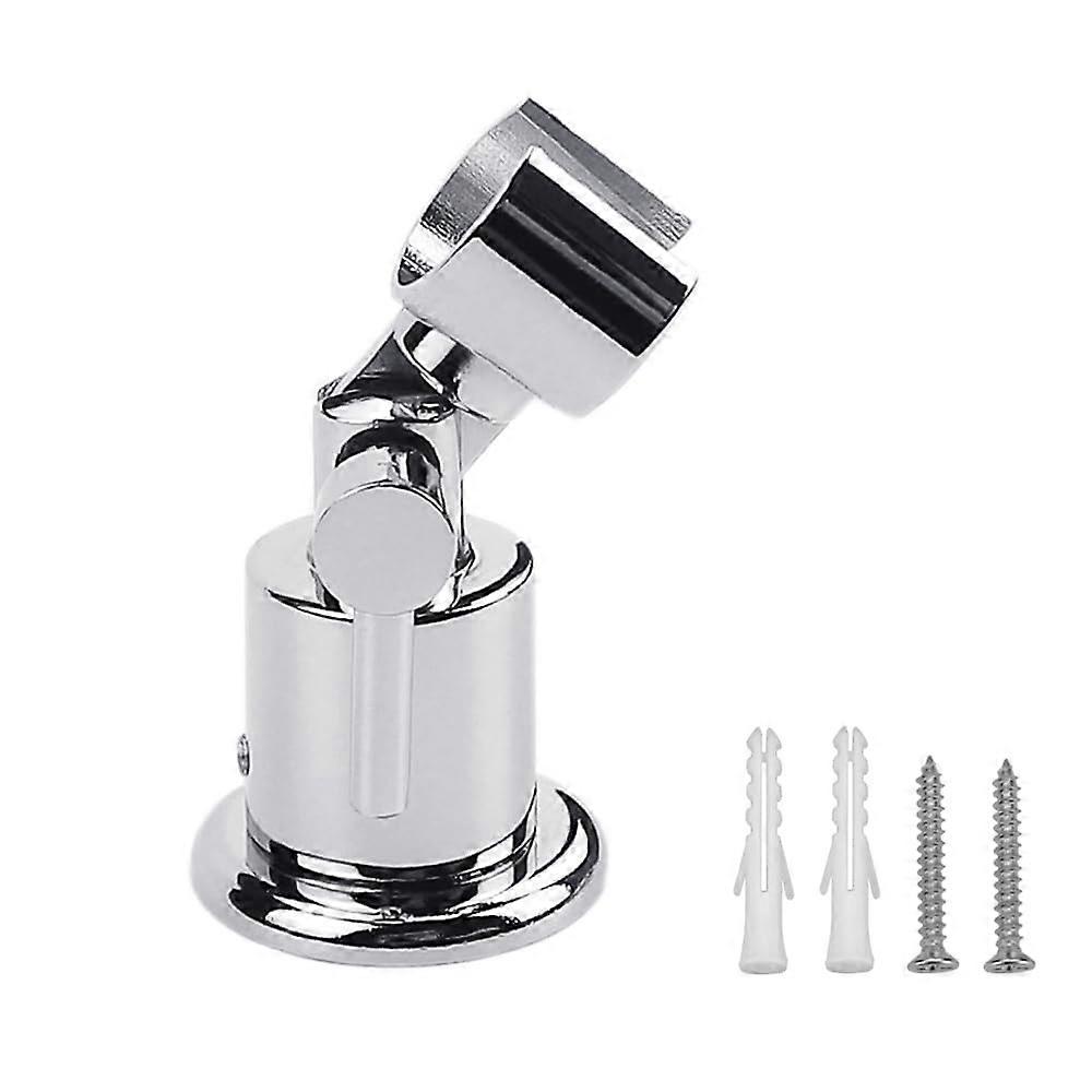 All Metal Adjustable Shower Head Holder with Handheld Handle Wall Mounted Bracket for Shower