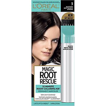 L'oreal Paris Magic Root Rescue 10 Minuten Haarfärbeset, 3 Soft Black, 1 Set