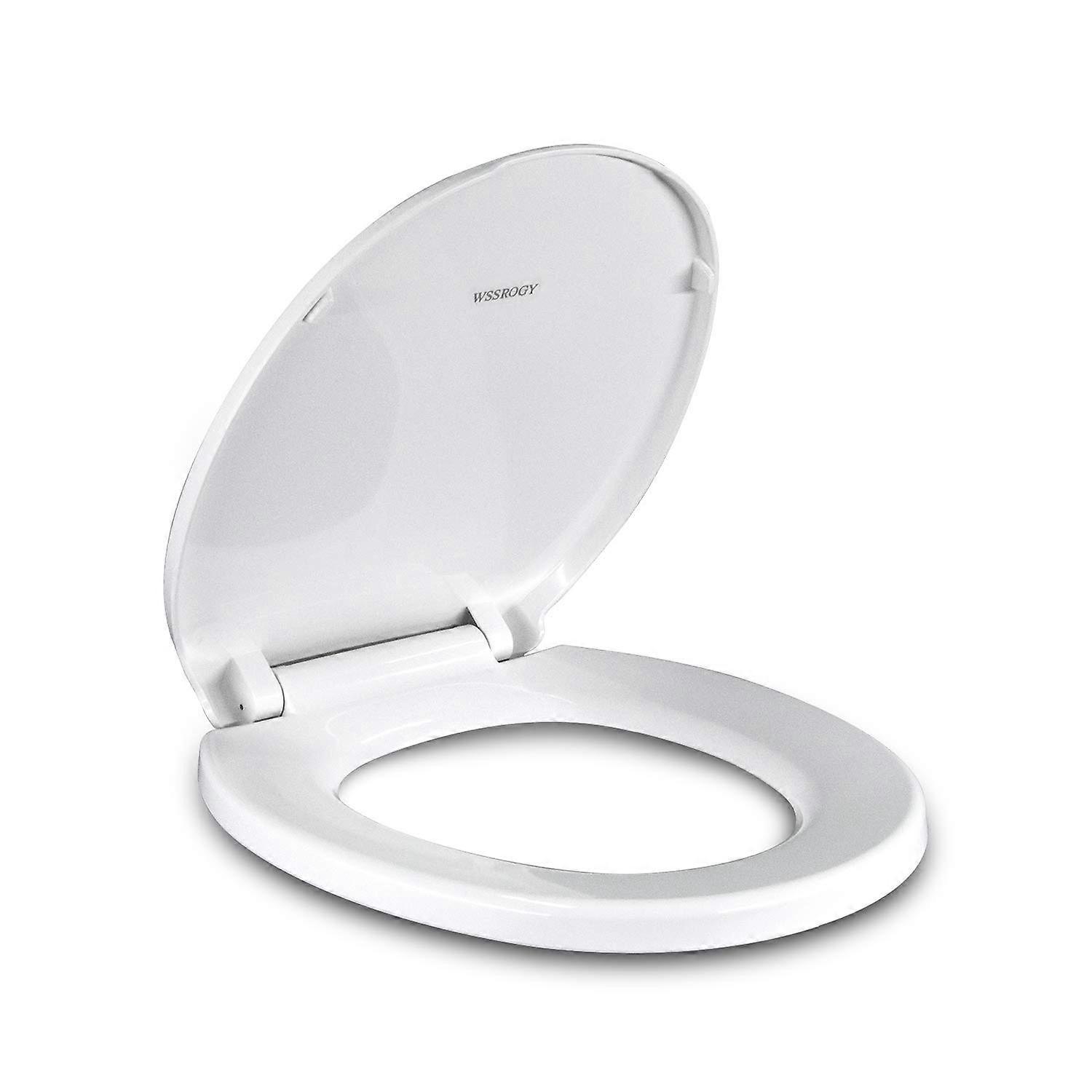 Round Non-Slip Quiet-Close Toilet Seat Standard Size