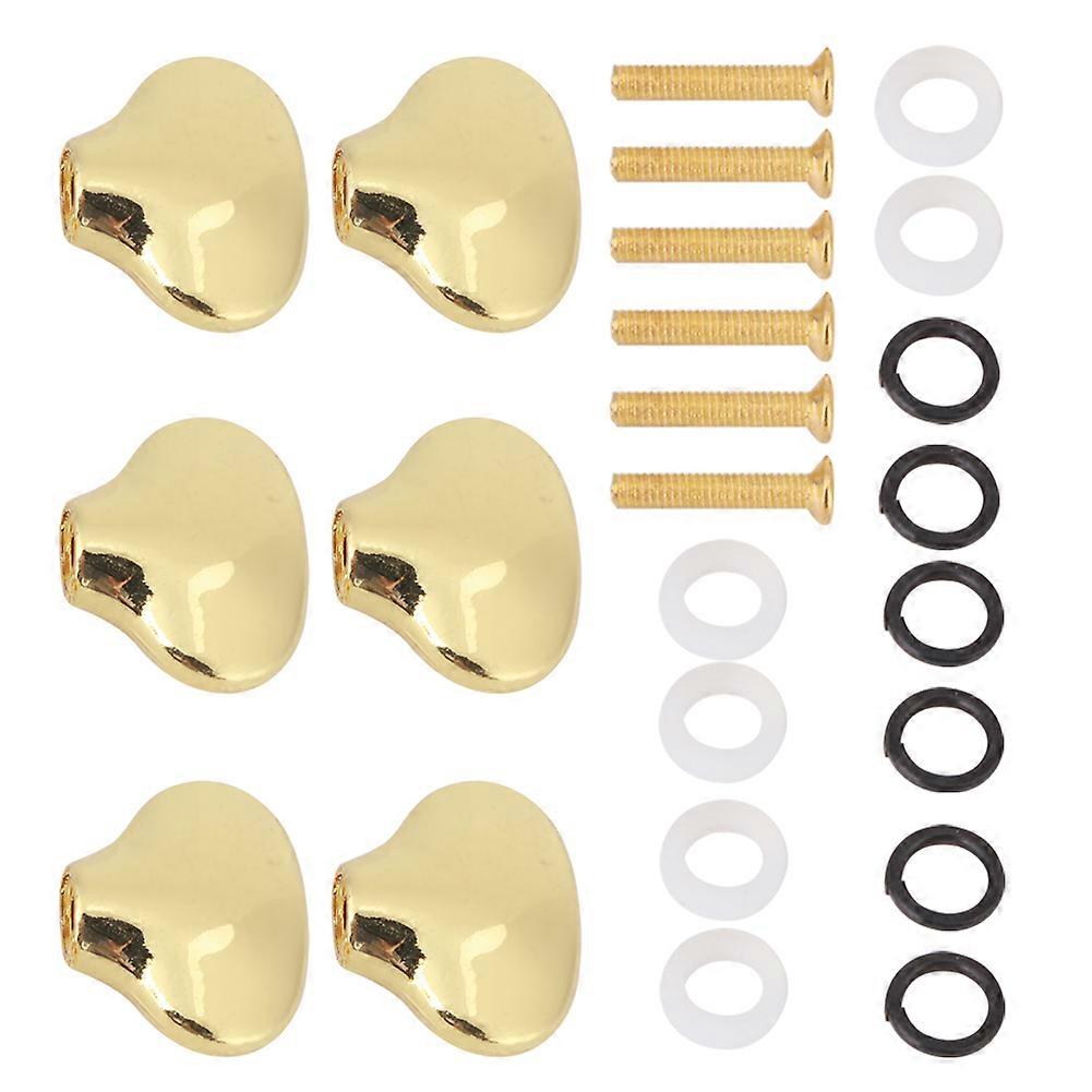 Tuning Peg Cap Ukulele Tuning Knob Handle Small Fish Tail Shape Guitar Shaft Buckle