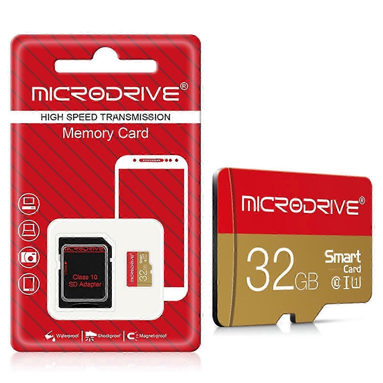 Type A MICRODRIVE 32GB Class 10 TF Card Phone Tablet Camera Memory Card