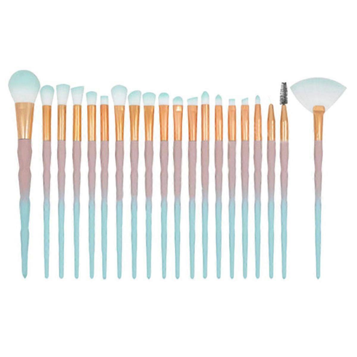 20pcs Foundation Eye Shadow Brush Portable Cosmetic Brush Set